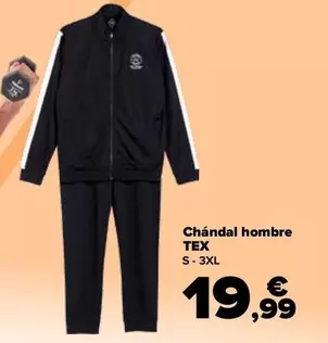 Oferta de Tex - Chandal Hombre  por 19,99€ en Carrefour