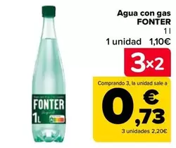 Oferta de Fonter - Agua Con Gas en Carrefour