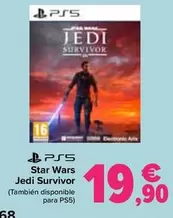 Oferta de Star Wars -  Jedi Survivor por 19,9€ en Carrefour