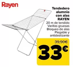 Oferta de Rayen - Tendedero Alumnio Con Alas  por 33€ en Carrefour