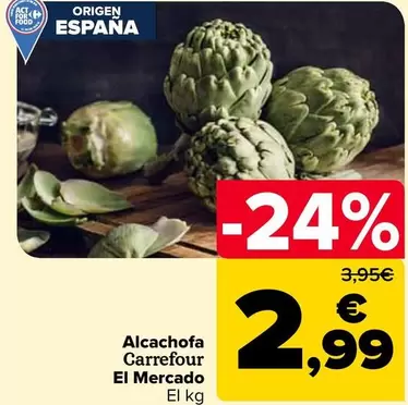 Oferta de Carrefour - Alcachofa El Mercado por 2,99€ en Carrefour