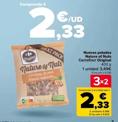 Oferta de Carrefour - Nueces Peladas Nature Of Nuts Original en Carrefour