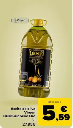 Oferta de Coosur - Aceite De Oliva Virgen Serie Oro por 27,95€ en Carrefour