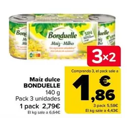 Oferta de Bonduelle - Maíz Dulce en Carrefour