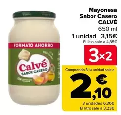 Oferta de Calvé - Mayonesa Sabor Casero en Carrefour