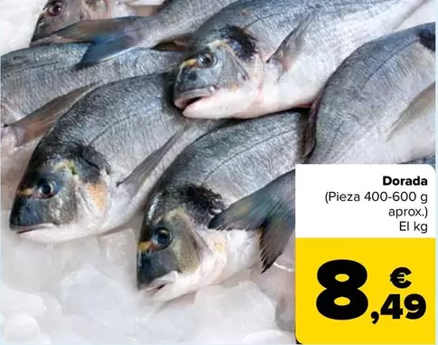 Oferta de Dorada por 8,49€ en Carrefour