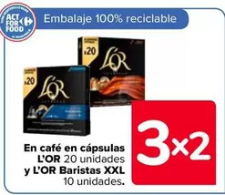 Oferta de L'or - En Café En Cápsulas Y Baristas XXL en Carrefour