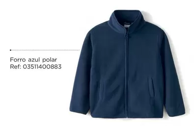 Oferta de Polar - Forro Azul en El Corte Inglés