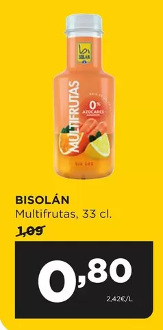 Oferta de Multifrutas por 0,8€ en Alimerka