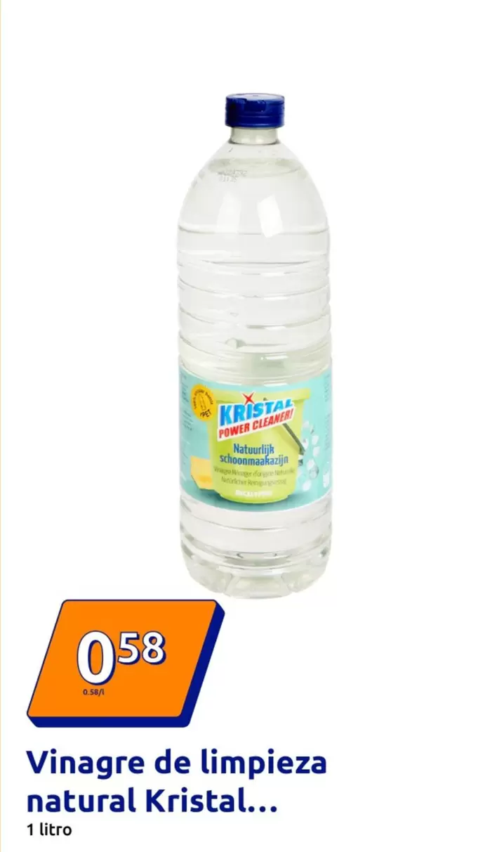 Oferta de Kristal - Vinagre De Limpieza Natural por 0,58€ en Action