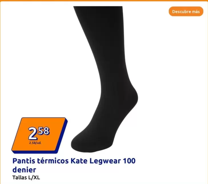 Oferta de Pantis Térmicos Kate Legwear 100 Denier por 2,58€ en Action