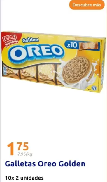 Oferta de Oreo - Galletas Golden por 1,75€ en Action