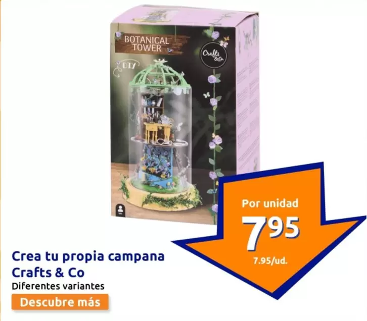 Oferta de Crafts & Co - Crea Tu Propia Campana por 7,95€ en Action