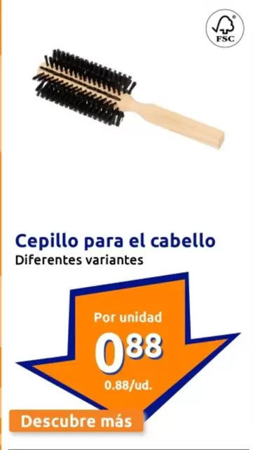 Oferta de Cepillo Para El Cabello por 0,88€ en Action