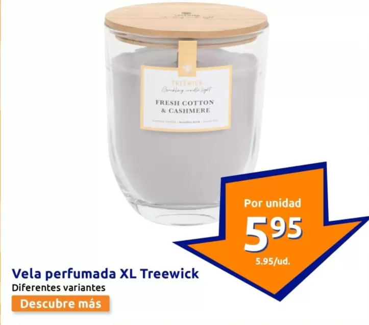 Oferta de Treewick - Vela Perfumada XL por 5,95€ en Action