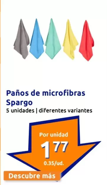 Oferta de Spargo - Panos De Microfibras por 1,77€ en Action