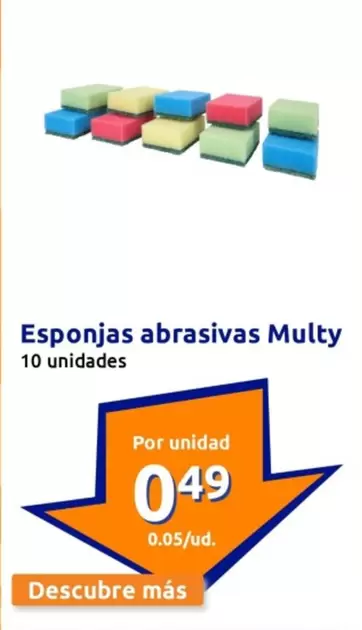 Oferta de Esponjas Abrasivas Multy  por 0,49€ en Action