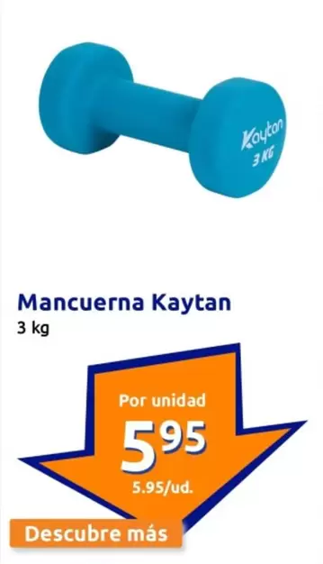 Oferta de Kaytan - Mancuerna por 5,95€ en Action