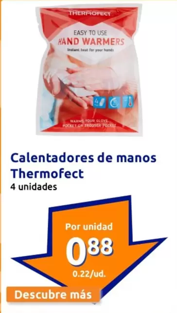 Oferta de Thermofect - Calentadores De Manos por 0,88€ en Action