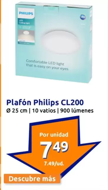 Oferta de Philips - Plafon Cl200 por 7,49€ en Action