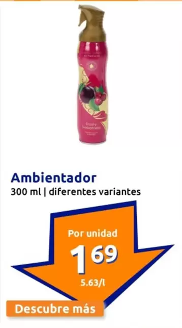 Oferta de Ambientador por 1,69€ en Action