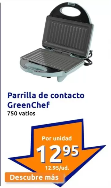 Oferta de Greenchef - Parrilla De Contacto por 12,95€ en Action