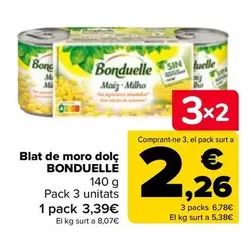 Oferta de Bonduelle - Maíz Dulce en Carrefour