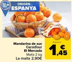 Oferta de Carrefour - Mandarina Zumo El Mercado por 1,45€ en Carrefour