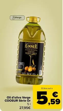 Oferta de Coosur - Aceite De Oliva Virgen Serie Oro por 27,95€ en Carrefour