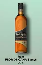 Oferta de Flor De Caña - Ron 5 Anos en Carrefour