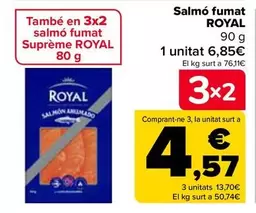 Oferta de Royal - Salmón Ahumado en Carrefour