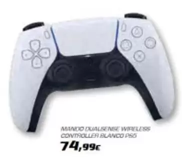 Oferta de Wireless - Mando Ixal-sense  Controller Blanco Ps5 por 74,99€ en Toy Planet