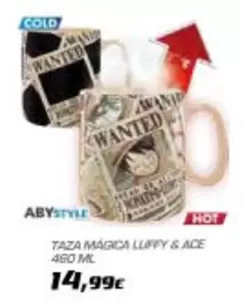 Oferta de Taza Magica Luffy & Ace por 14,99€ en Toy Planet