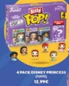 Oferta de 4 Pack Disney Princess por 12,99€ en Toy Planet