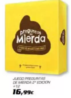 Oferta de Juego Preguitas De Mereda 2 por 16,99€ en Toy Planet