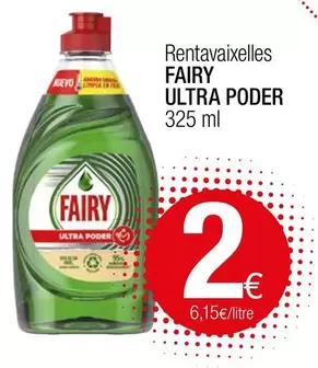 Oferta de Fairy - Rentavaixelles Ultra Poder por 2€ en Condis