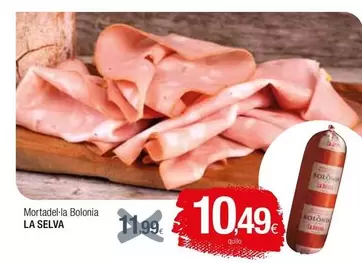 Oferta de La Selva - Mortadel-la Bolonia por 10,49€ en Condis