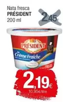 Oferta de Président - Nata Fresca por 2,19€ en Condis