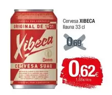 Oferta de Xibeca - Cervesa por 0,62€ en Condis