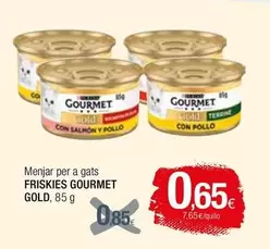 Oferta de Purina - Menjar Per A Gats Gold por 0,65€ en Condis