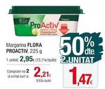 Oferta de Flora - Margarina por 2,95€ en Condis