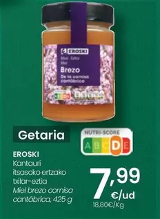 Oferta de Eroski - Miel Brezo Cornisa Cantábrica por 7,99€ en Eroski