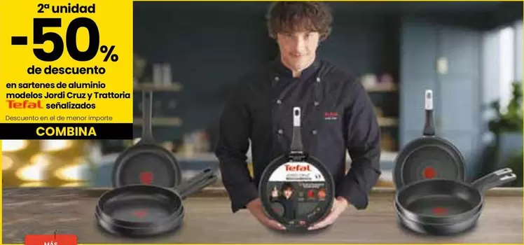 Oferta de Tefal - En Sartenes De Aluminio Modelo, Jardi Curry Trattoria Selecciona en Eroski