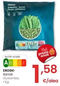 Oferta de Eroski - Guisantes por 1,58€ en Eroski