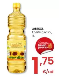 Oferta de Lanisol - Aceite Girasol por 1,75€ en Eroski