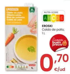 Oferta de Eroski - Caldo De Pollo por 0,7€ en Eroski