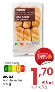 Oferta de Eroski - Pan De Leche por 1,7€ en Eroski