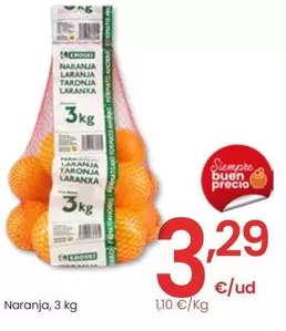 Oferta de Naranja por 3,29€ en Eroski