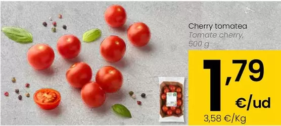 Oferta de Tomate Cherry por 1,79€ en Eroski