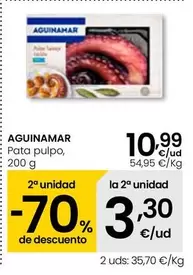 Oferta de Aguinamar - Pata Pulpo por 10,99€ en Eroski